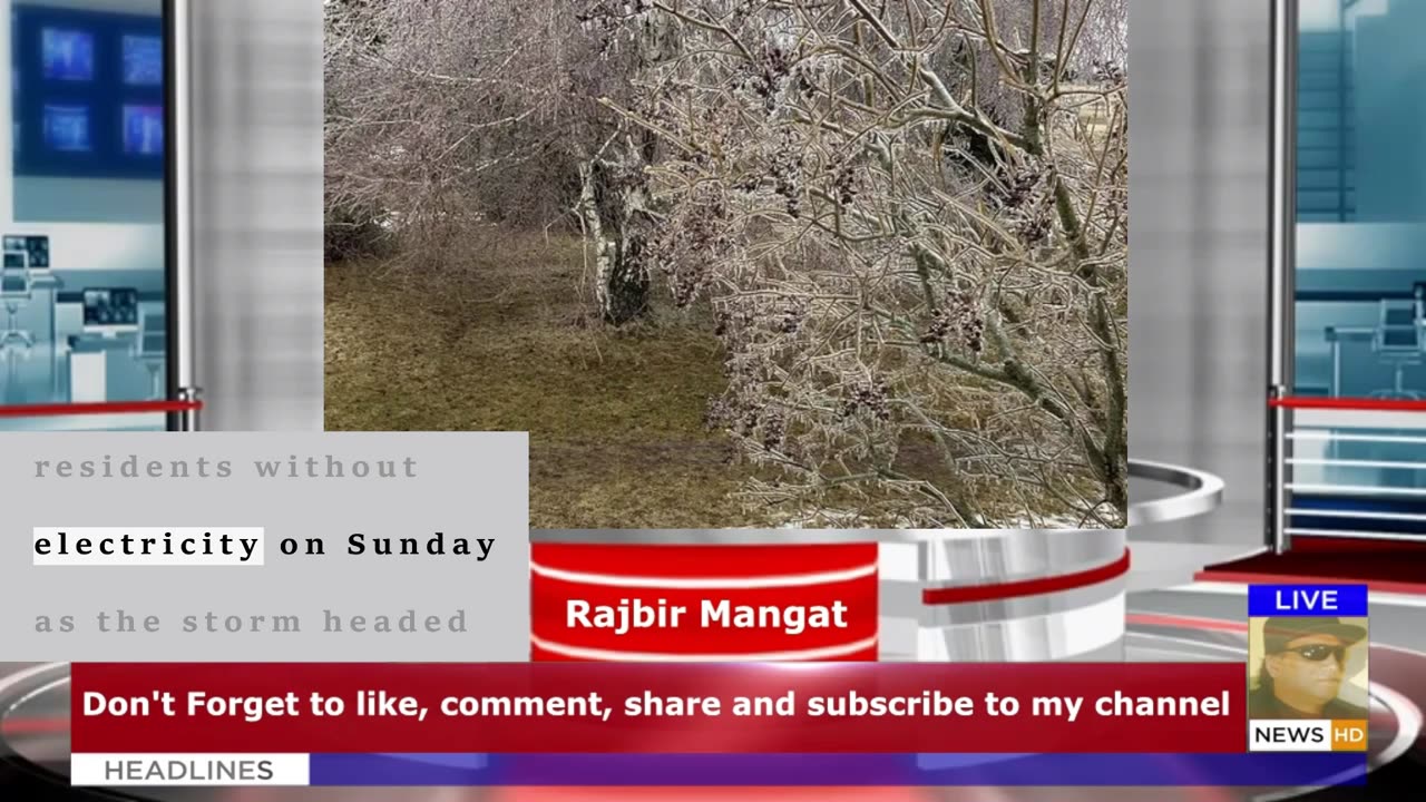 Hundreds of thousands still without power as ice storm moves east