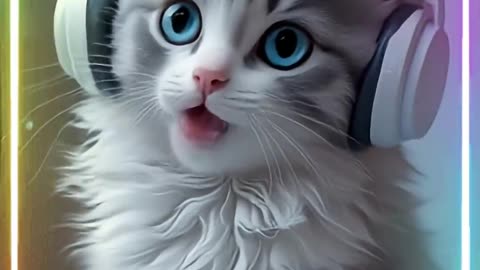 Greeting Happy Birthday From Adorable Cat. Singing With Cats!