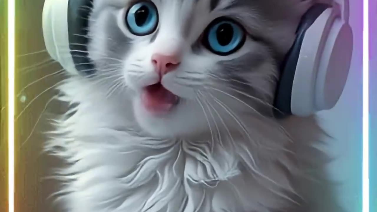 Greeting Happy Birthday From Adorable Cat. Singing With Cats!
