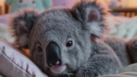 Adorable Baby Koala Snuggling Time – Cozy Sleepy Moments | PababaTV