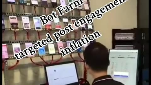 Bot Farm targeted post engagement inflation