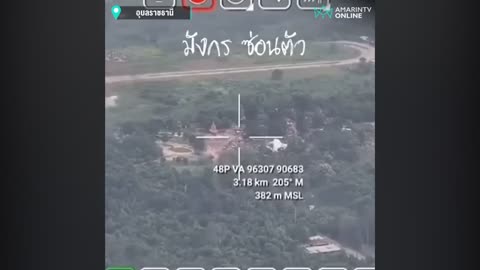 (Claimed as) 🛩️🇹🇭 Thai Airstrikes Against Cambodian Positions at Chong Ahn Ma | RCF