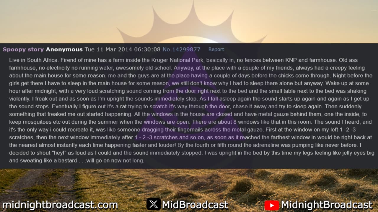 Terrifying Incidents in South Africa | 4chan /x/ Paranormal Greentext Stories Thread