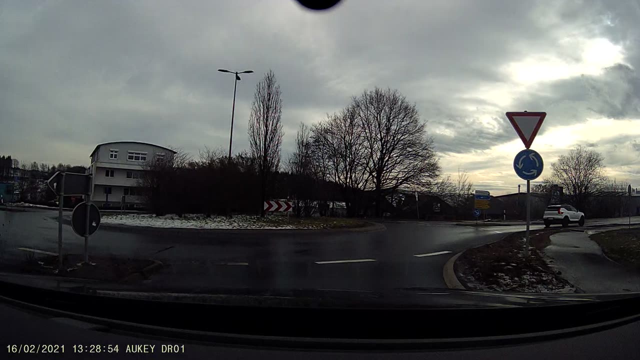 Fahrt von Radevormwald nach Gevelsberg am 16.02.2021