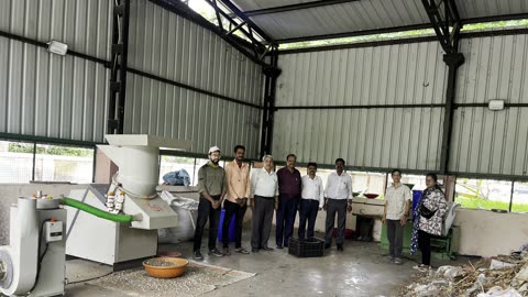 Fuel Pallet production from Mixed Dry waste Gangotree