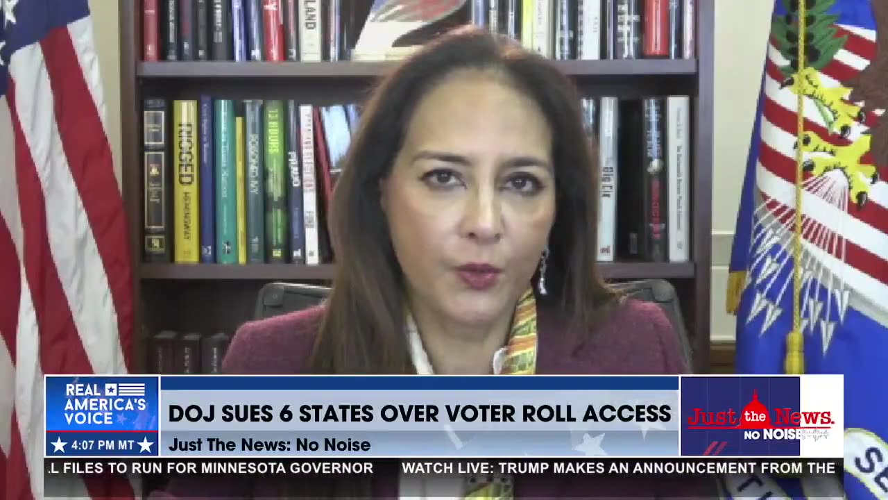 DOJ SUES SIX BLUE STATES OVER VOTER ROLLS