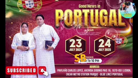 PORTUGAL 🇵🇹CRUSADE ANM | ANKUR NARULA MINISTRIES