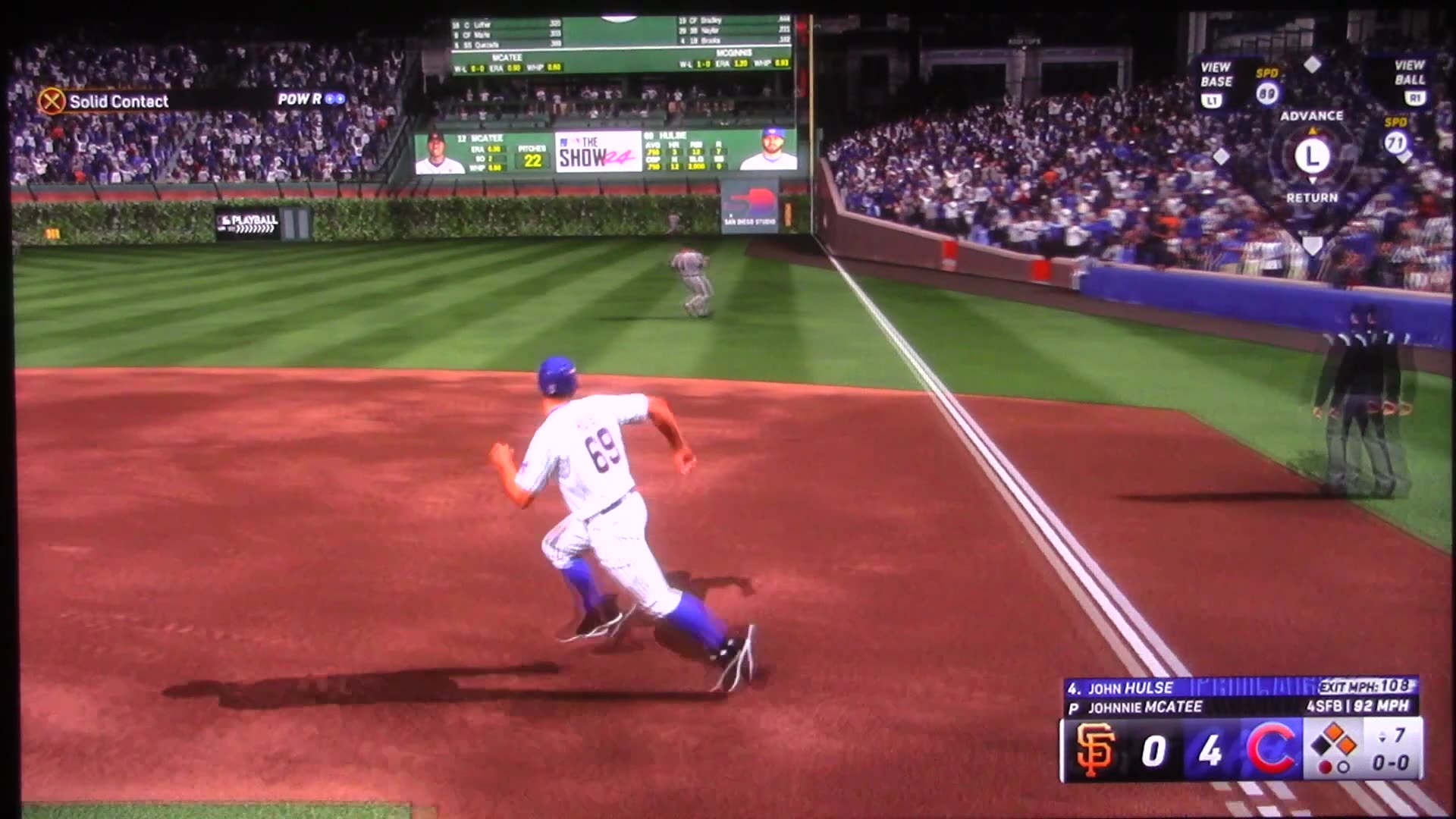 MLB The Show: Chicago Cubs vs San Francisco Giants (S18 NLCS G1)