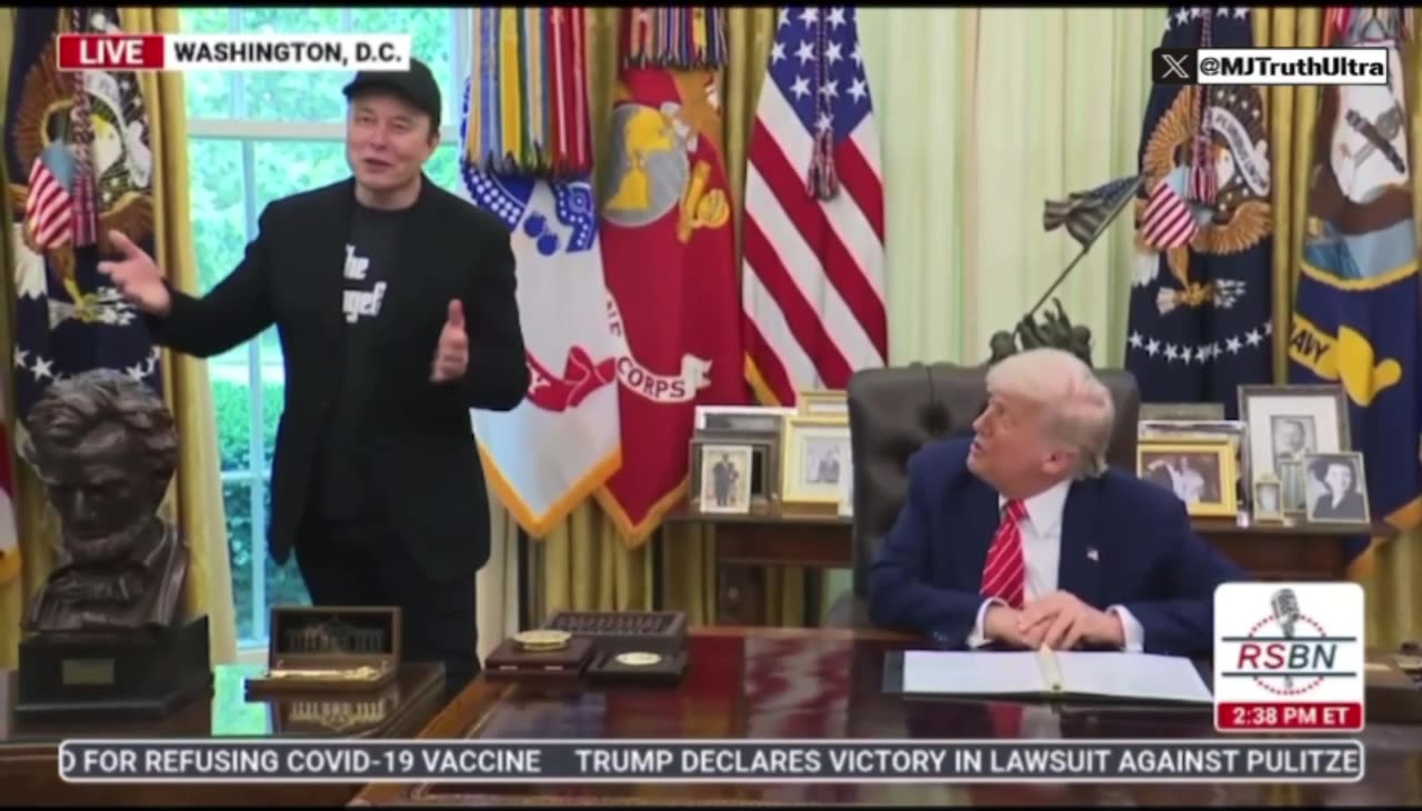 Elon says Little X punched him in the face…