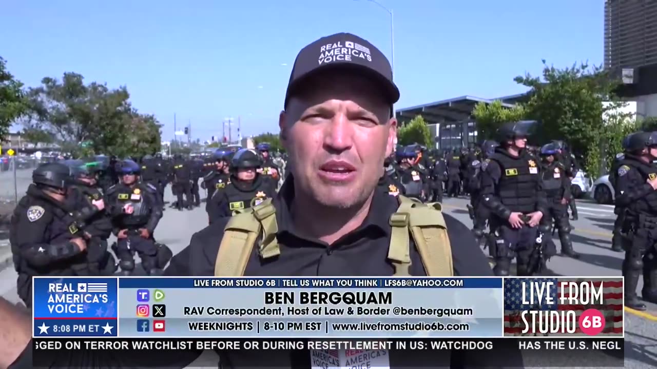 BEN SETS THE SCENE IN LOS ANGELES — ARRESTS ARE HAPPENING!