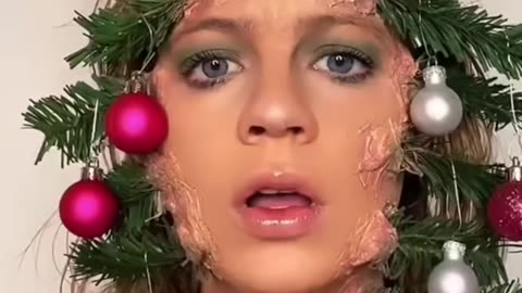 30 CHRISTMAS MAKEUP LOOKS IN 20 SECONDS?! *crazy ending* #shorts