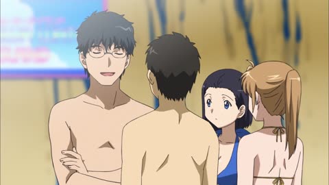 Anime Yamada’s First Time B Gata H Kei -How a girl act when at the pool