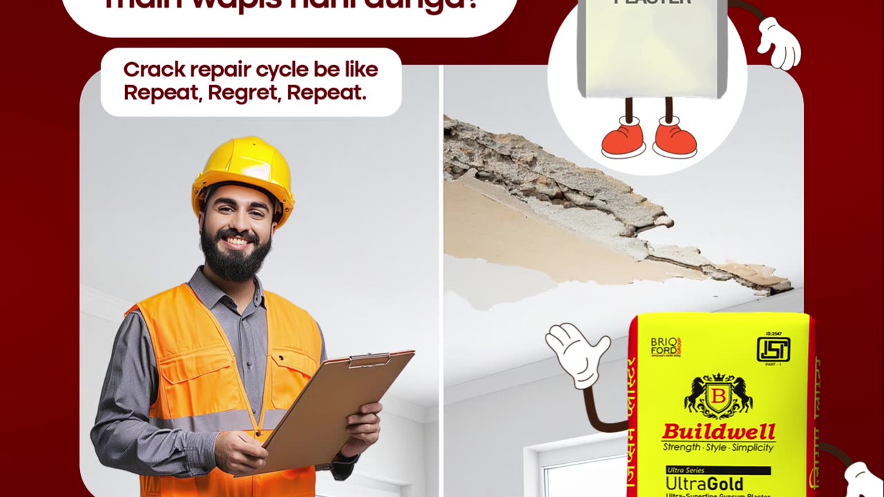 Crack Repair Is Not a Ritual — It’s a Sign You’re Using the Wrong Plaster