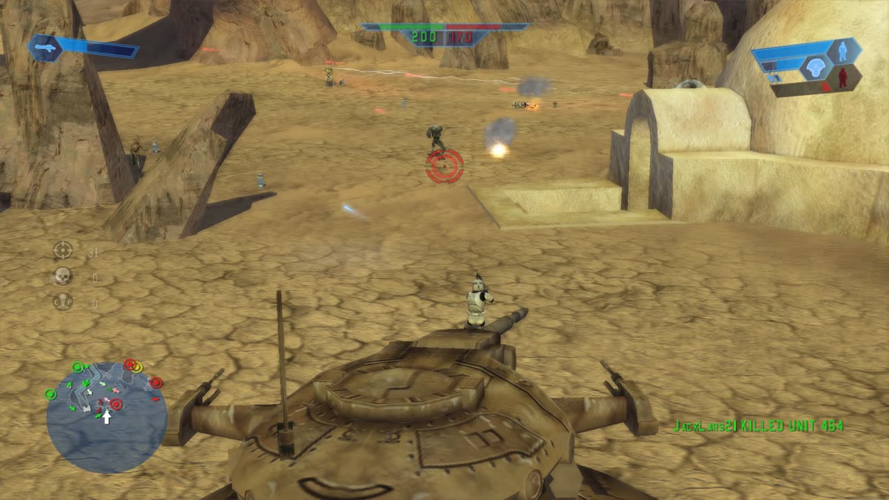 SWBF 2004: Instant Action Tatooine: Dune Sea Republic Gameplay