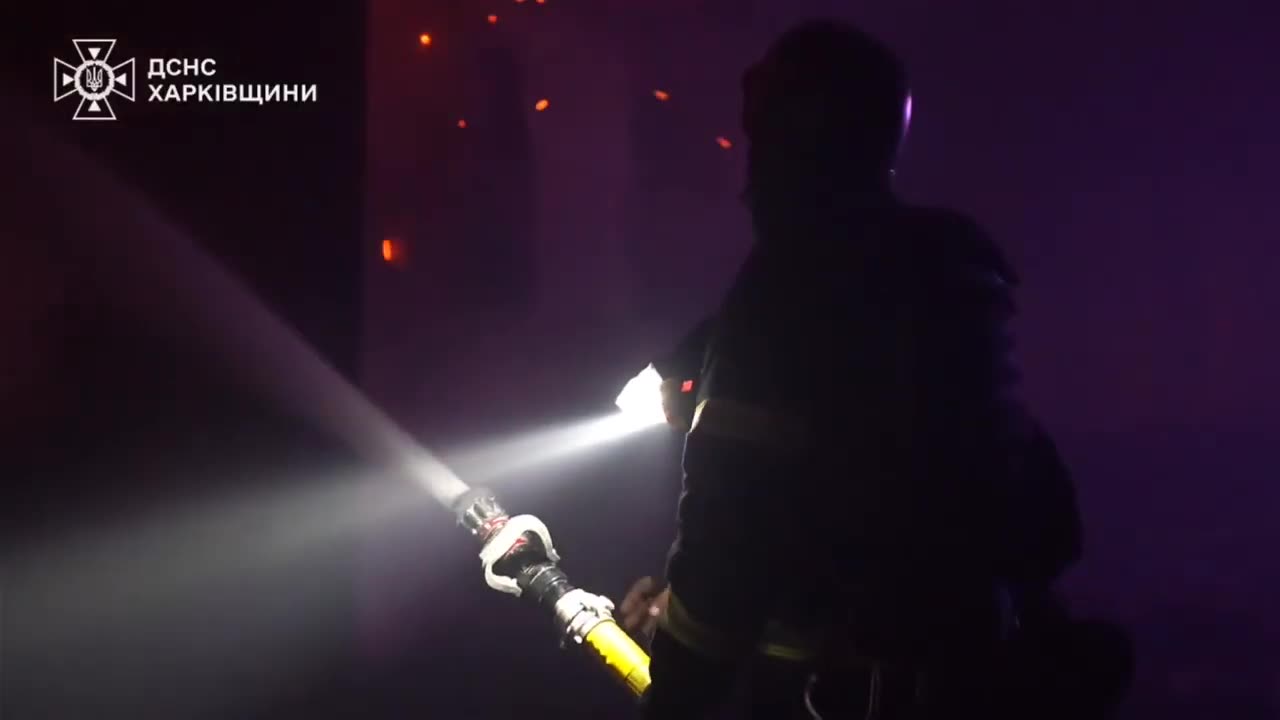In Kharkiv, fires caused by a massive enemy attack have been extinguished