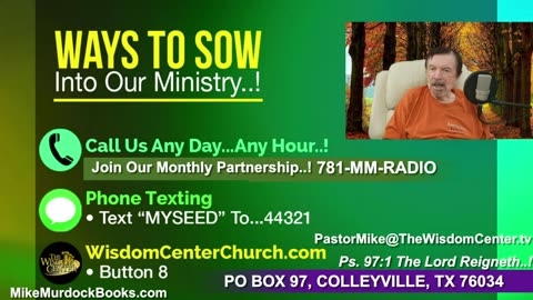 Re-Air: The Wisdom World of Mike Murdock...!!!