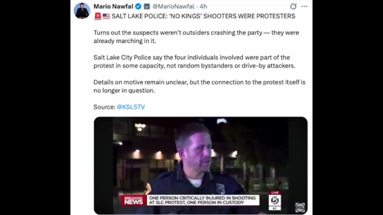Shooters in Salt Lake City May Have Been Embedded With the Protesters, Not External Actors