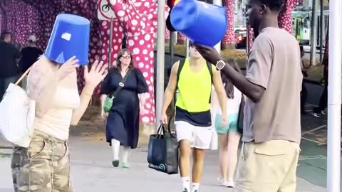 Lady got scared with this prank