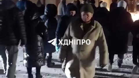 Silent protest in Kyiv No electricity