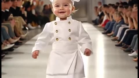 Funny Baby at ramp