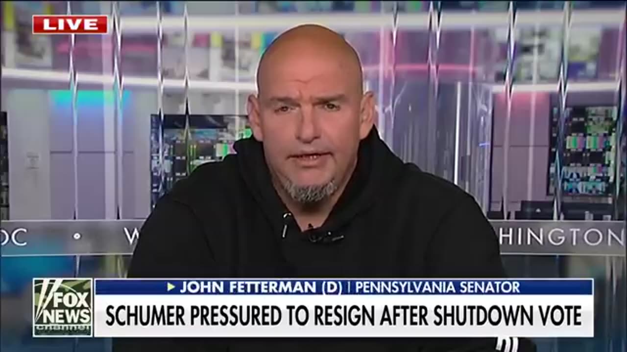 ‘MY PARTY CROSSED A LINE’_ Fetterman FED UP with Dems over shutdown