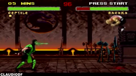 Mortal Kombat 2 - Reptile - SNES