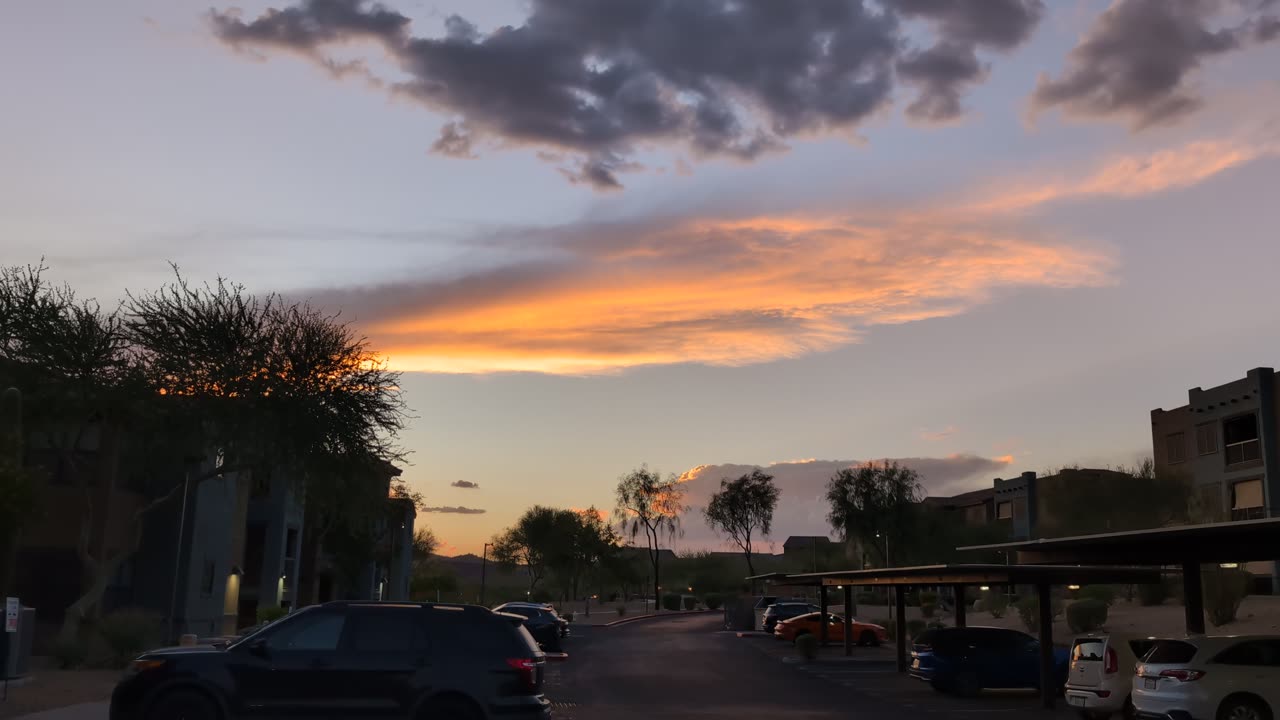 Thursday evening sunset