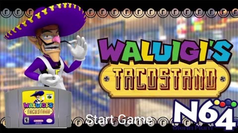 Waluigi's Taco Stand (English Nintendo 64 Bootleg) Continue & Game Over
