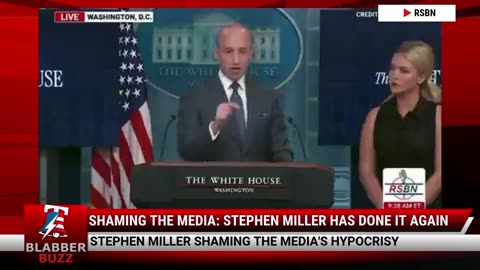 Shaming The Media: Stephen Miller Has Done It Again