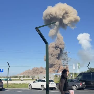 Zhytomyr Industrial Plant Blows Up — CDC Urges Residents to Drink Water and Stay Indoors