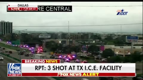 Three shot at ICE facility in Dallas, Texas, shooter later discovered deceased on the roof
