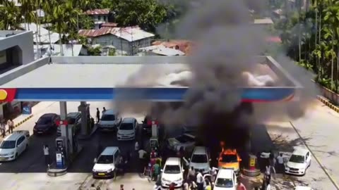 Tripura PETROL PUMP ⛽ blasting real footage CCTV clip #blasting #rumble #tripura #PETROLPUMP