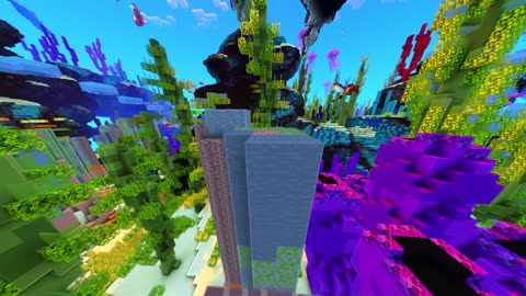 048_Minecraft Parkour Gameplay #game