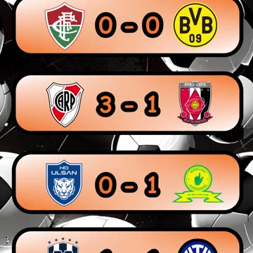 Partidos del Mundial de Clubes del día 17 de junio