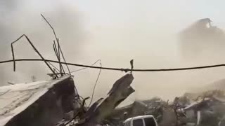 As Palestinian families were fleeing, Israelis unleashed a missile directly at them,