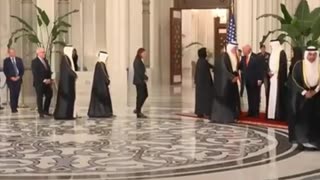 Así recibieron a Trump en Catar