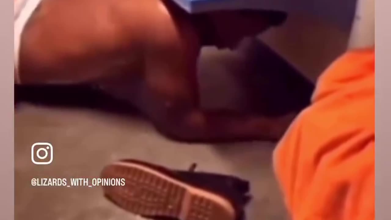 negro rolling around in water in his cell, I'm betting he smoked some synthetic marijuana