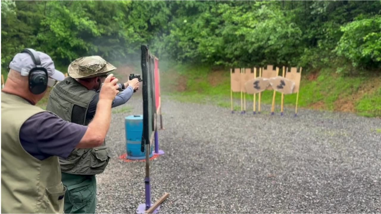 his IDPA Stage Demands Surgical Precision