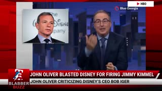 John Oliver Blasted Disney For Firing Jimmy Kimmel