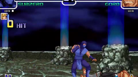Sub zero and Sailor Moon (Me) vs Goro