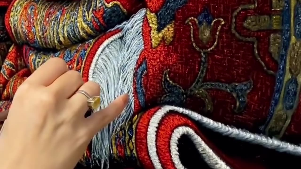 Oil color carpet