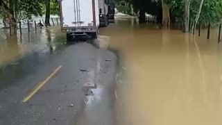 Río Cauca se desborda e inunda tres sectores en Venecia, Antioquia