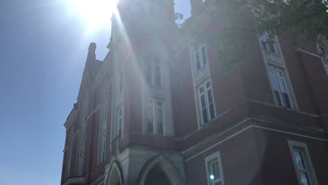 May 14, 2019 - Symbols of DePauw University on a Beautiful Morning