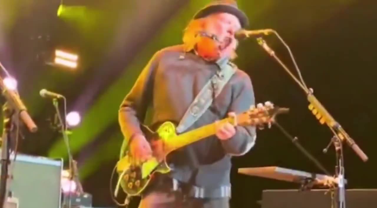 Leftist Crank Neil Young Performs New Song: If You’re a Fascist, Get a Tesla“