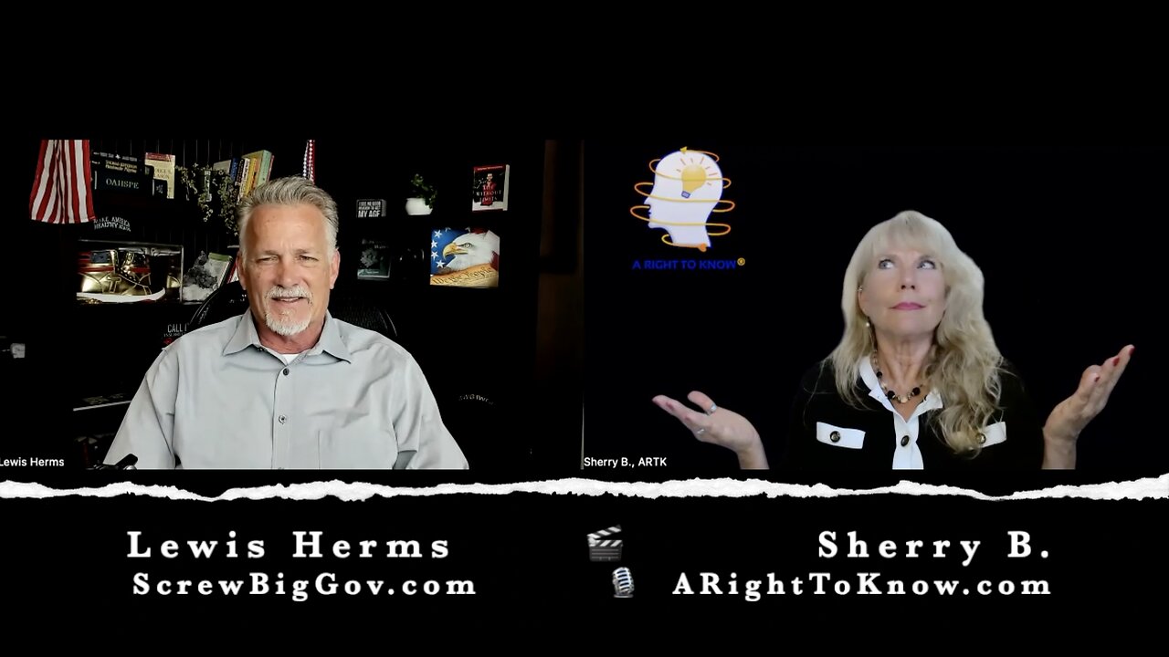ARTK#297 Sherry B. w/ CA Gubernatorial Candidate Lewis Herms 💥CA On-Going Election FRAUD! BUSTED!💥