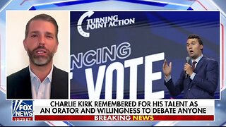 Don Jr: Charlie Kirk's 'Threat' Was That He Was Effective