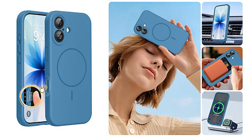 MagSafe Magnetic Shockproof Case for iPhone 11–17, 40+ Colors