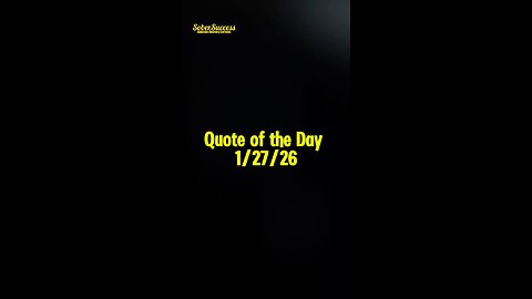 Daily Quote 📝 | 1/27/26 #MotivationalQuote #Sobriety #MorningQuote #SoberCoach #Quotes