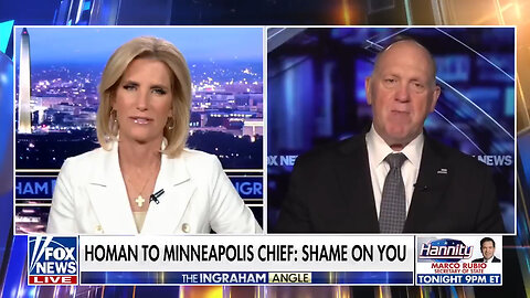 Tom Homan On Minneapolis Police Chief Brian O'Hara: 'He Stopped Being A Cop To Become A Politician'