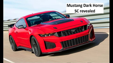 Ford Mustang Dark Horse SC revealed